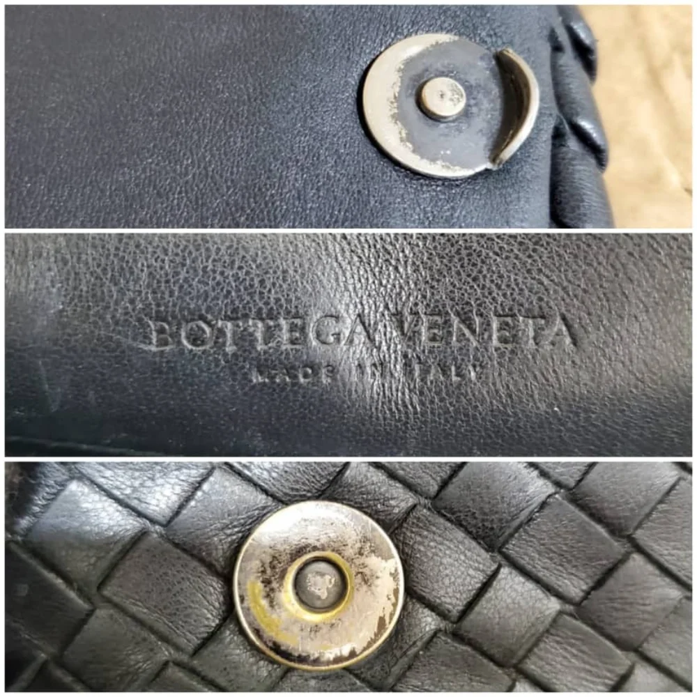 Authentic BOTTEGA VENETA Nappa Intrecciato Large Olimpia Bag Black - Picture 3 of 10
